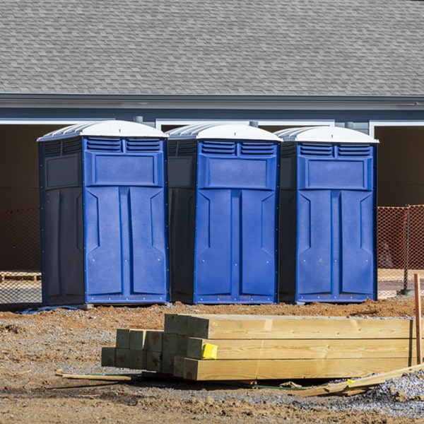 what is the maximum capacity for a single porta potty in Mount Carbon WV